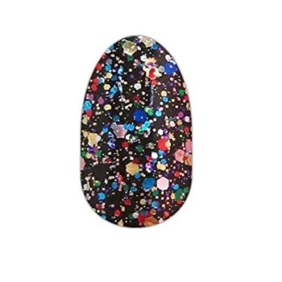 *Retired* Color Street: Broadway Glimmer | Black Multicolor Glitter Sparkle - Picture 13 of 14